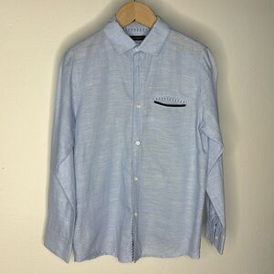 Mayoral linen/cotton long sleeved shirt for boys